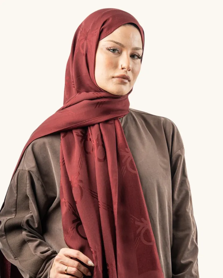 Benetton Lyocell Şal Milano Bordo