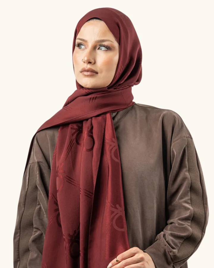 Benetton Lyocell Şal Milano Bordo