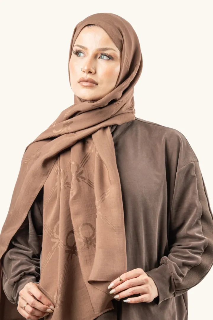 Benetton Lyocell Şal Milano Kahve