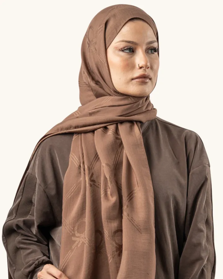 Benetton Lyocell Şal Milano Kahve