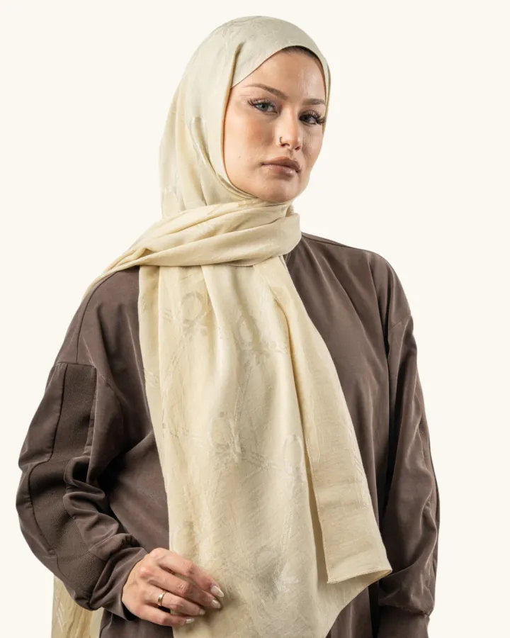 Benetton Lyocell Şal Milano Krem