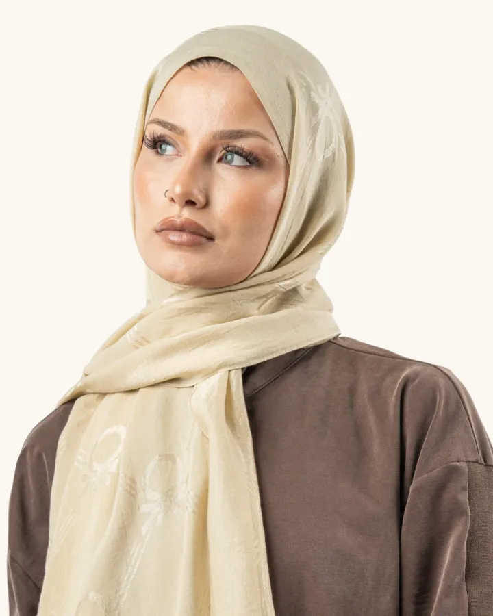 Benetton Lyocell Şal Milano Krem
