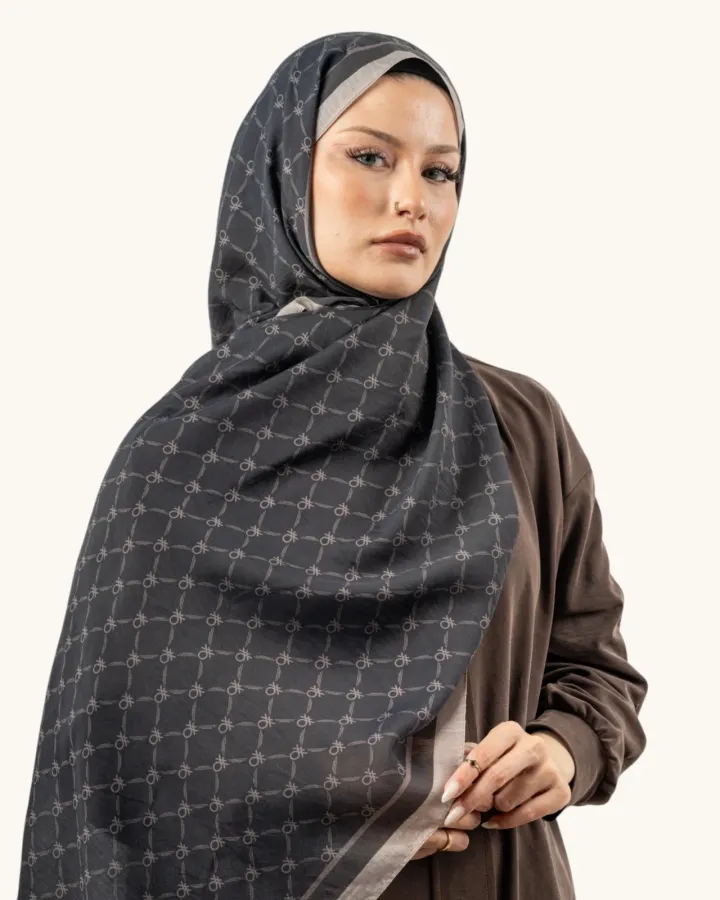 Benetton Fiore Şal Kahverengi