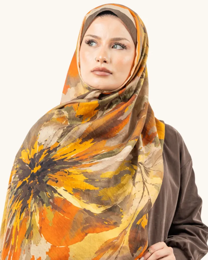 Benetton Fiore Şal Camel