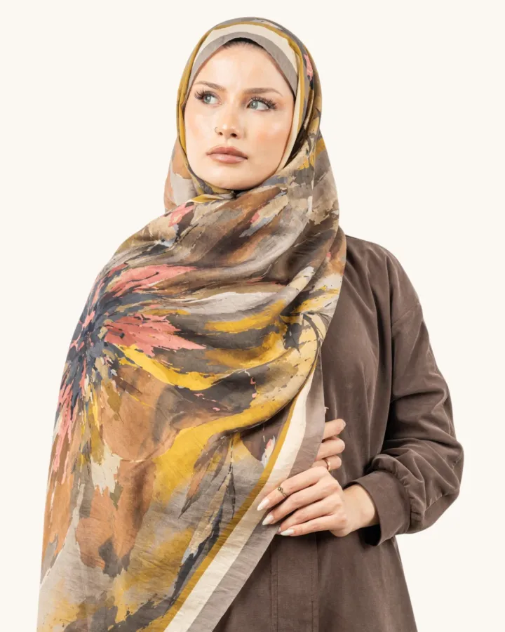 Benetton Fiore Şal Vizon