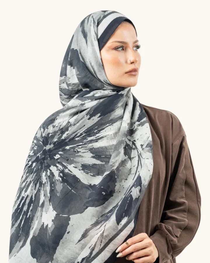 Benetton Fiore Şal Siyah