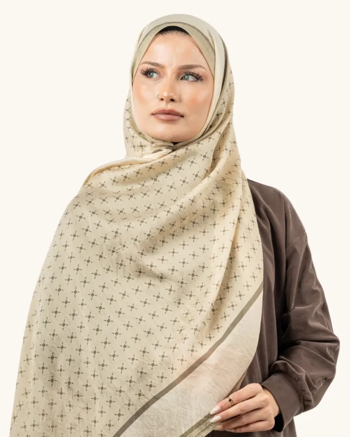 Benetton Fiore Lüx Şal Bej