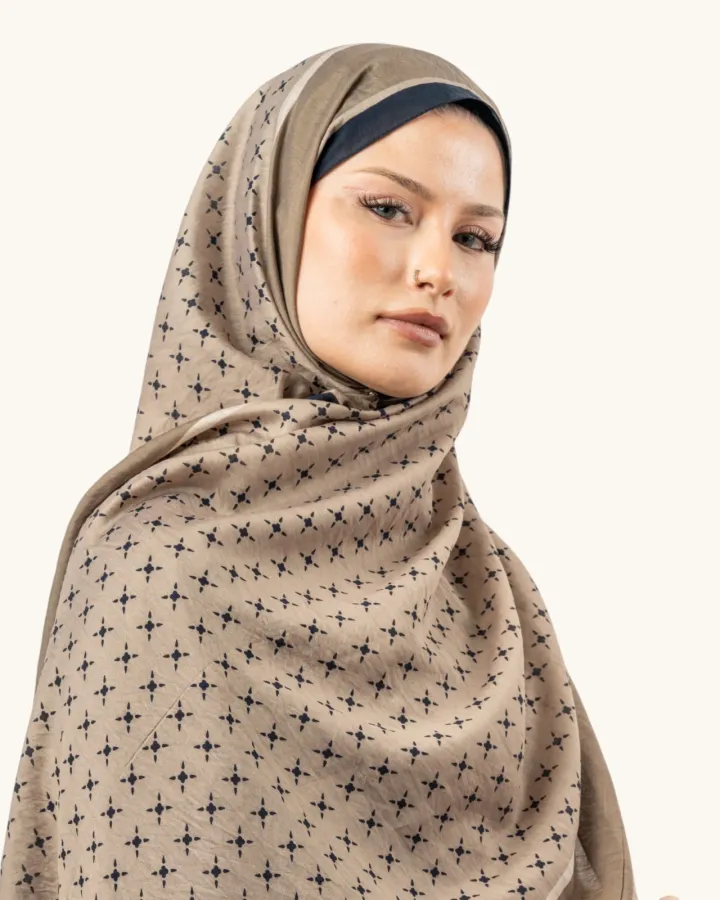 Benetton Fiore Şal Vizon Kahve