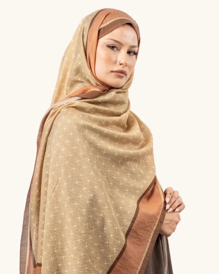 Benetton Fiore Şal Karamel