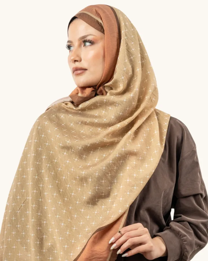 Benetton Fiore Şal Karamel