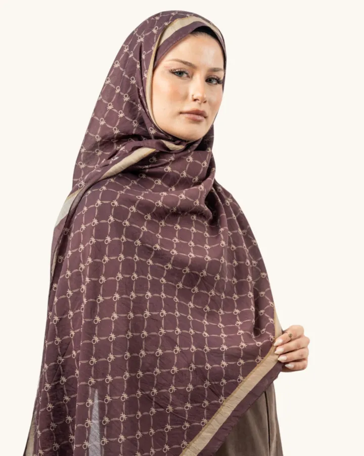 Benetton Fiore Şal Mürdüm