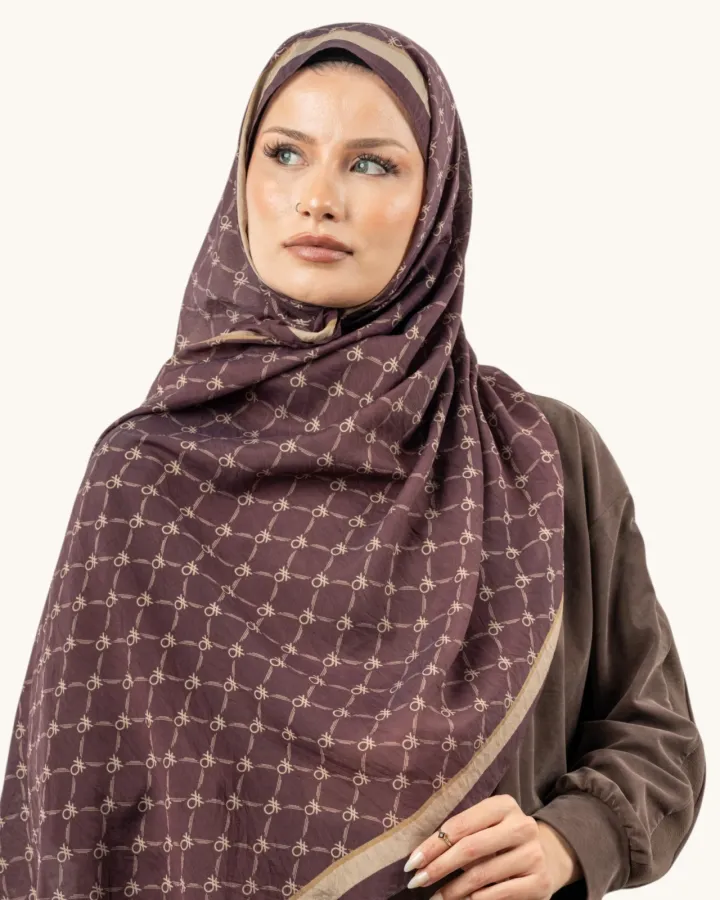 Benetton Fiore Şal Mürdüm
