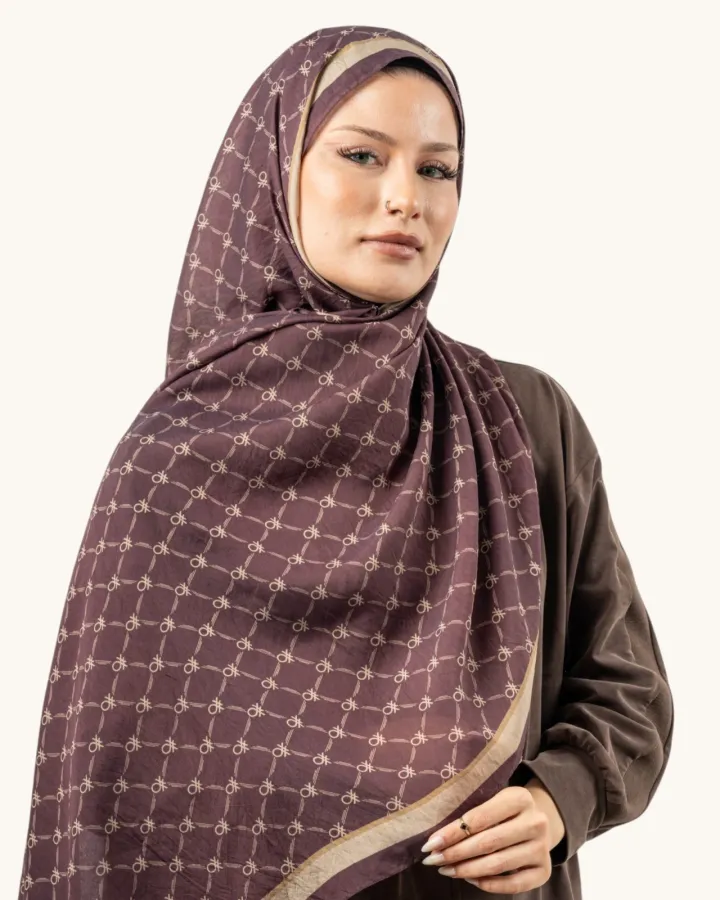 Benetton Fiore Şal Mürdüm