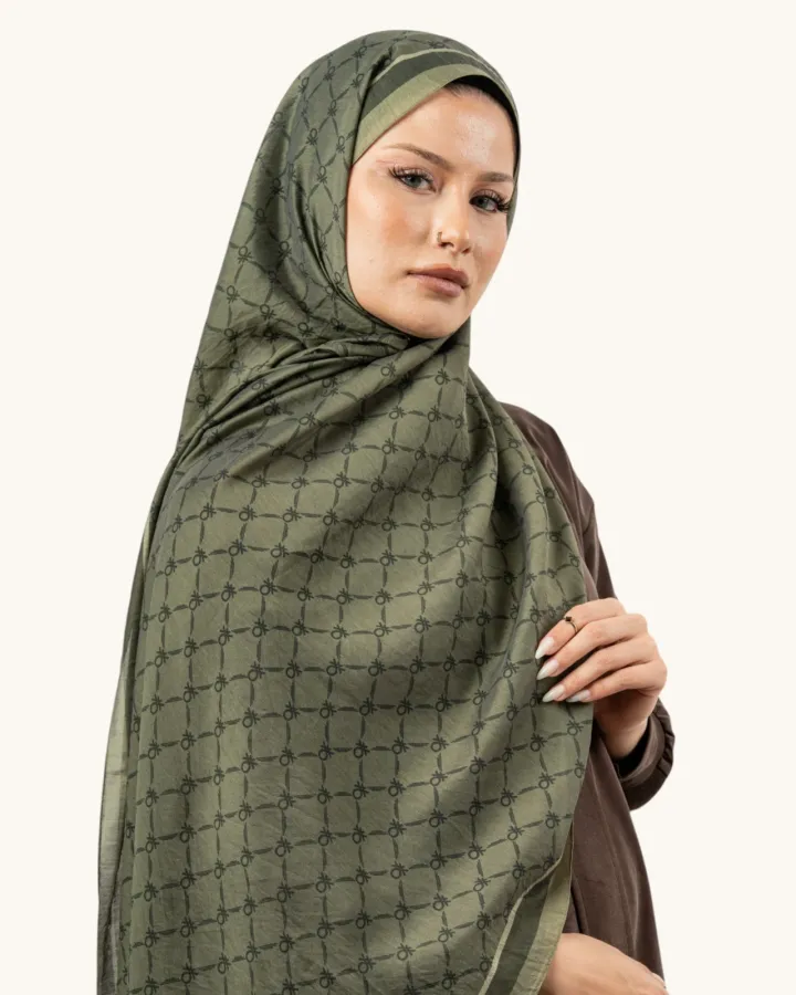 Benetton Fiore Şal Zeytin