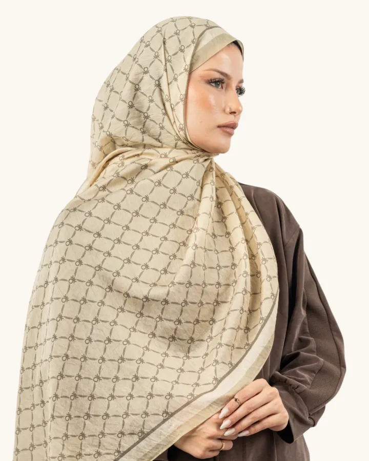Benetton Fiore Şal 03 Krem