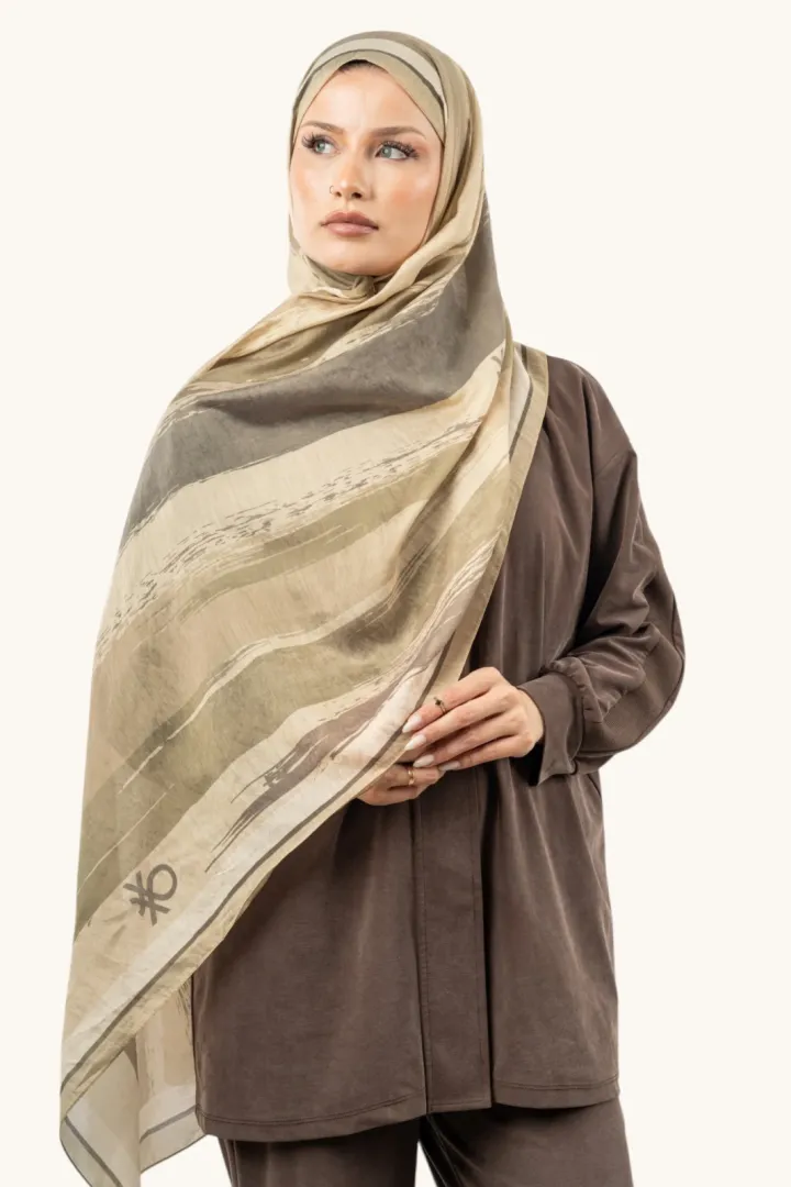Benetton Fiore Şal 05 Bej