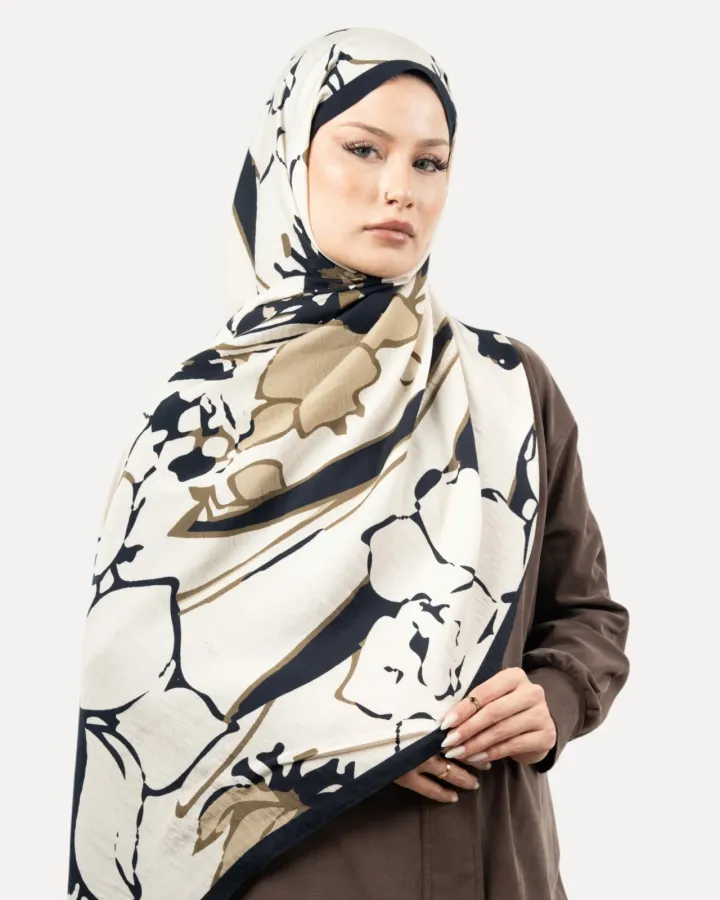 Sisley Verona Şal Bej Siyah