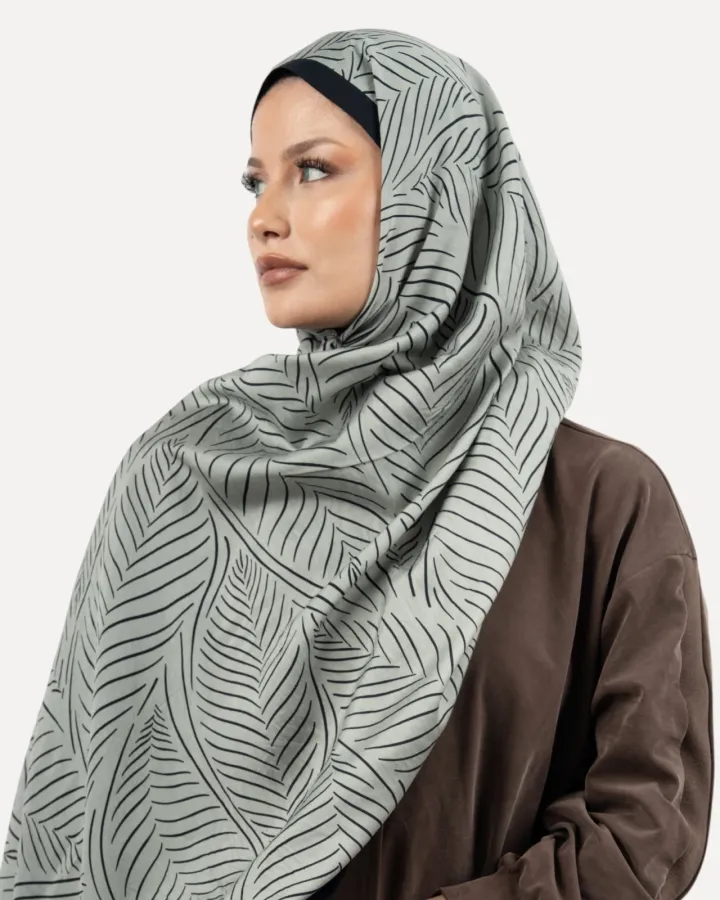 Sisley Verona L Şal Gri Siyah 02