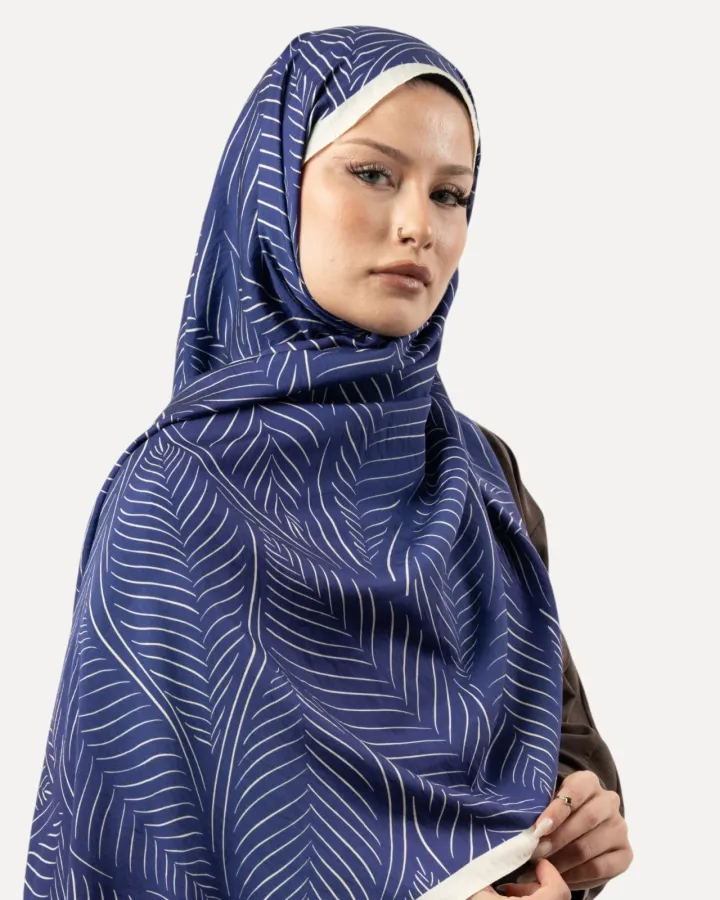 Sisley Verona Şal Lacivert-02