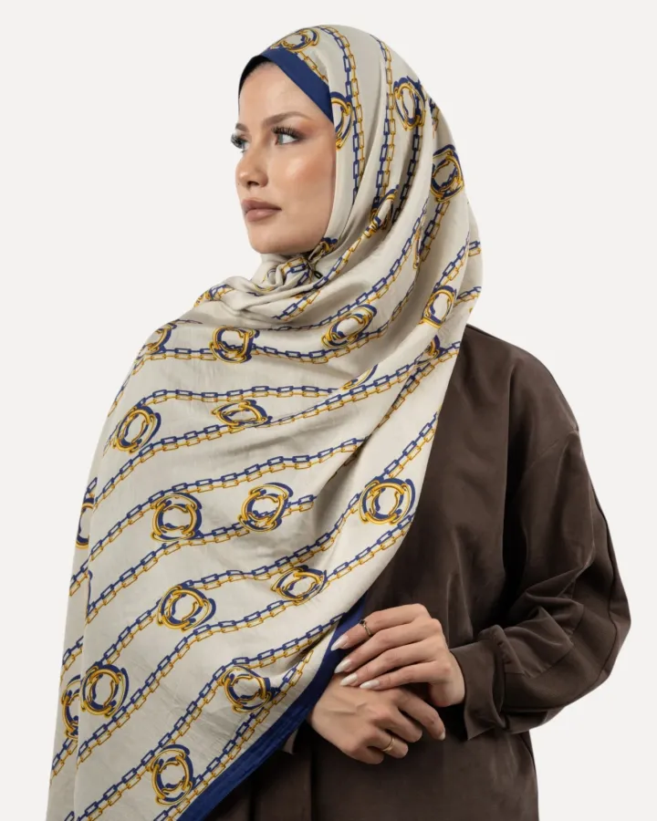 Sisley Verona Şal Ekru-03