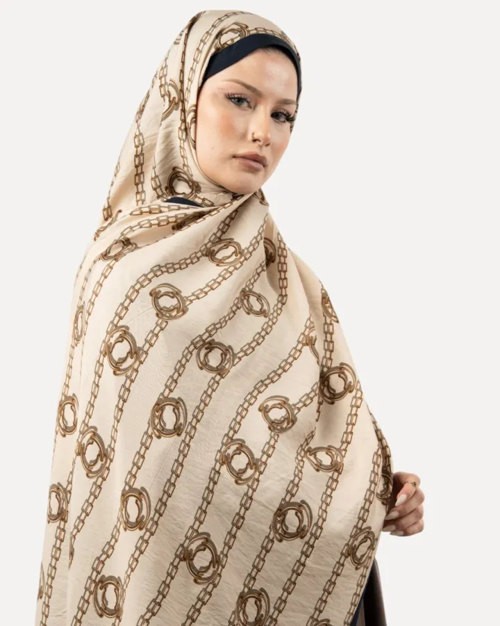 Sisley Verona Şal Krem-05