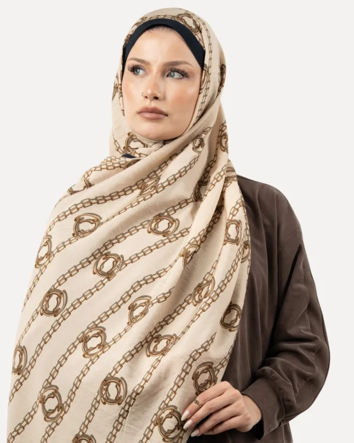 Sisley Verona Şal Krem-05