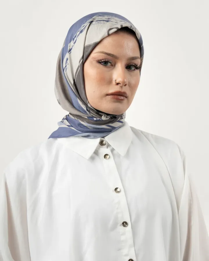 Benetton Siena Eşarp İndigo