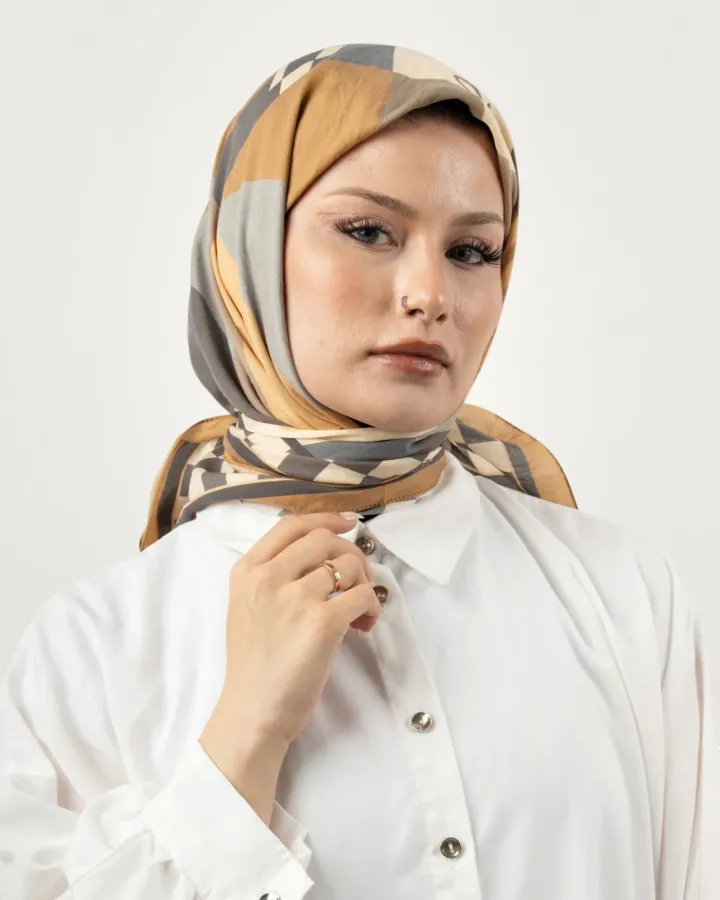Benetton Siena Eşarp Bej-02