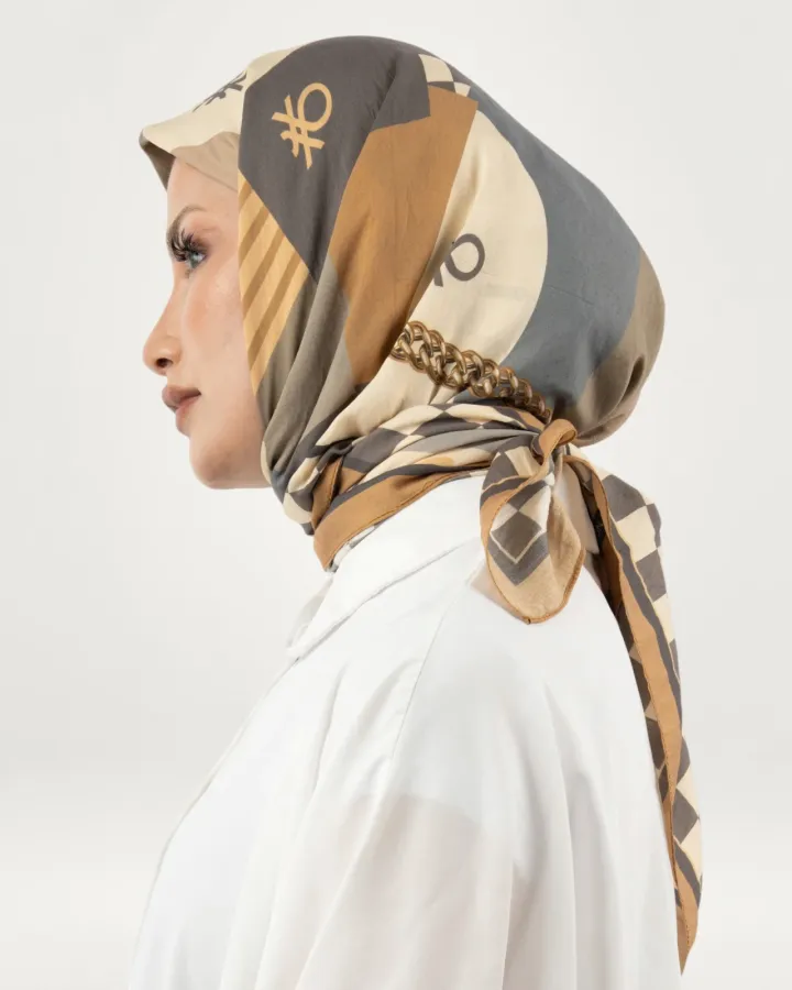 Benetton Siena Eşarp Bej-02