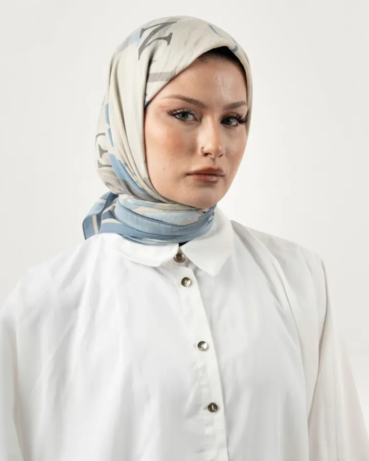 Benetton Siena Eşarp İndigo-01