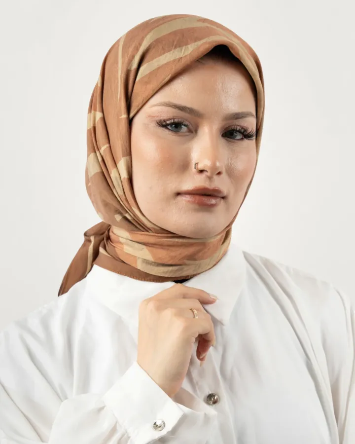 Benetton Siena Eşarp Taba