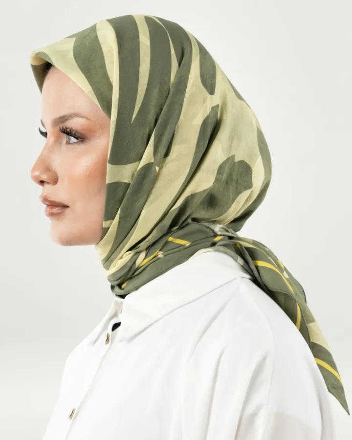 Benetton Siena Eşarp Haki