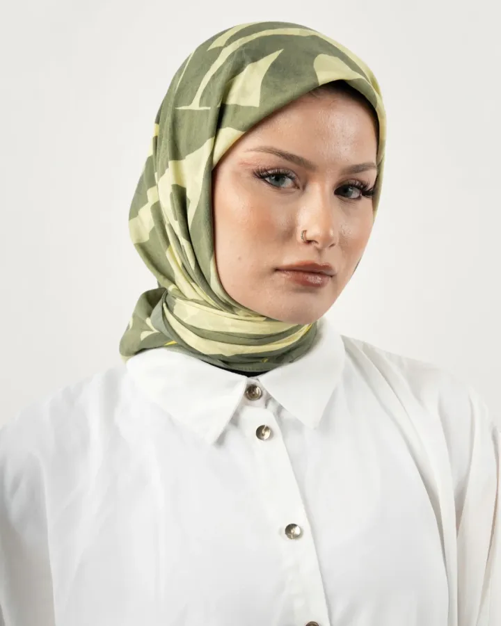 Benetton Siena Eşarp Haki