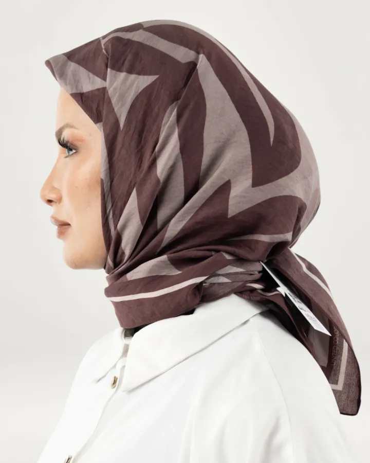 Benetton Siena Eşarp Mürdüm-01