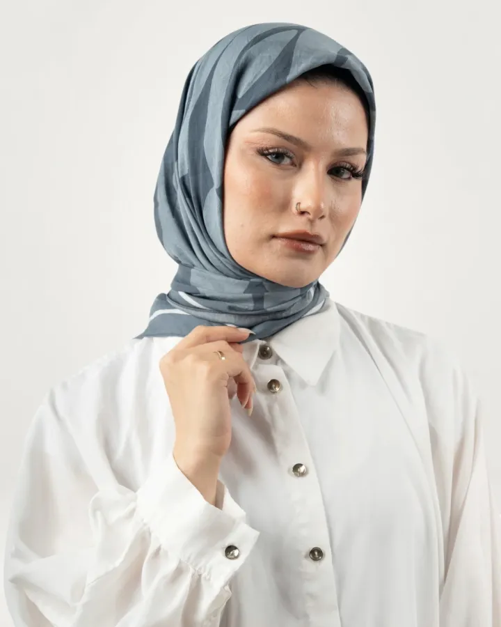 Benetton Siena Eşarp İndigo-04