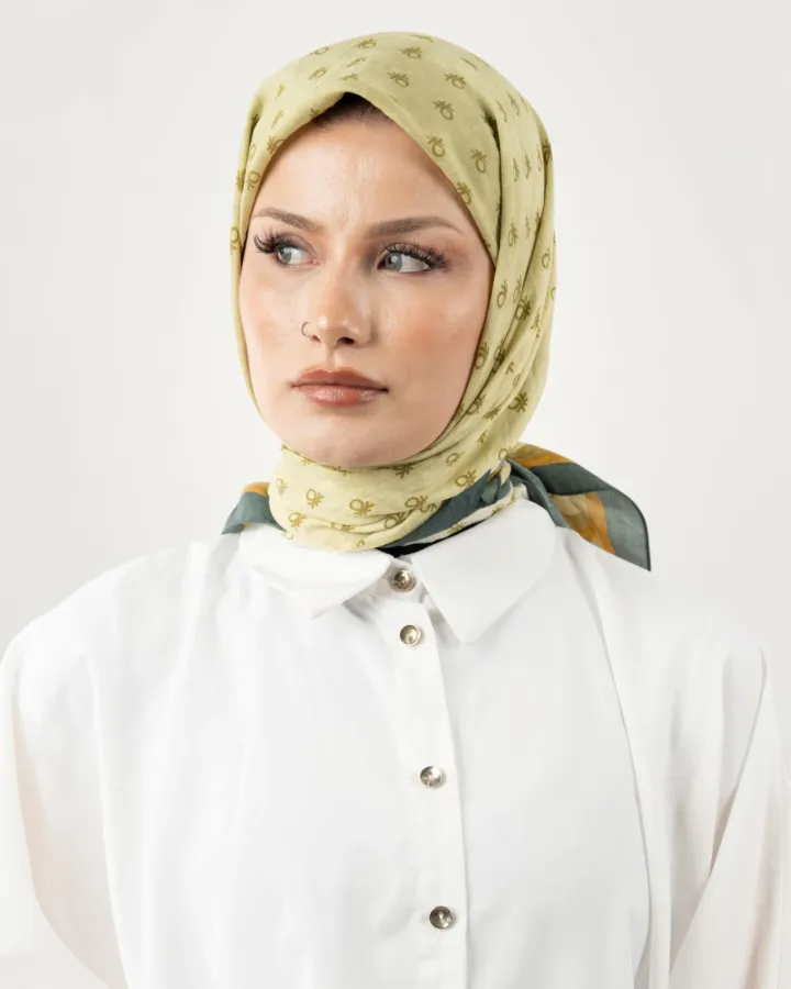 Benetton Siena Eşarp P-Yeşil