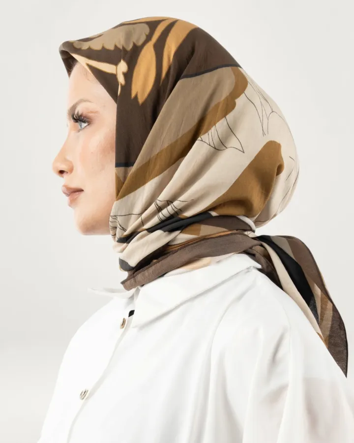 Benetton Siena Eşarp Acı Kahve