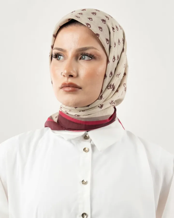 Benetton Siena Eşarp Bordo-02