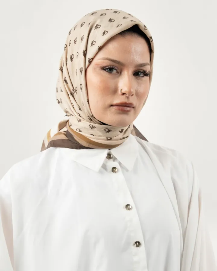 Benetton Siena Eşarp Kahverengi-03