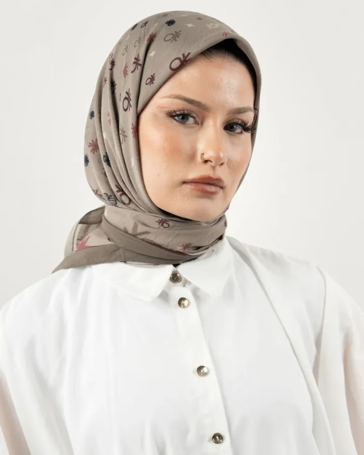 Benetton Siena Eşarp Vizon-03