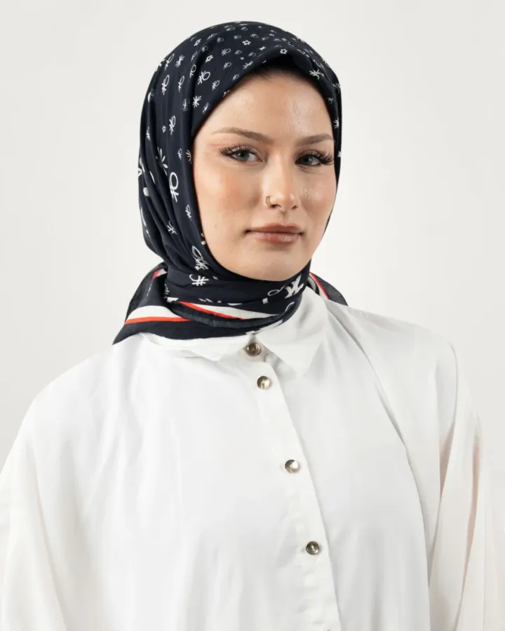 Benetton Siena Eşarp Siyah-09