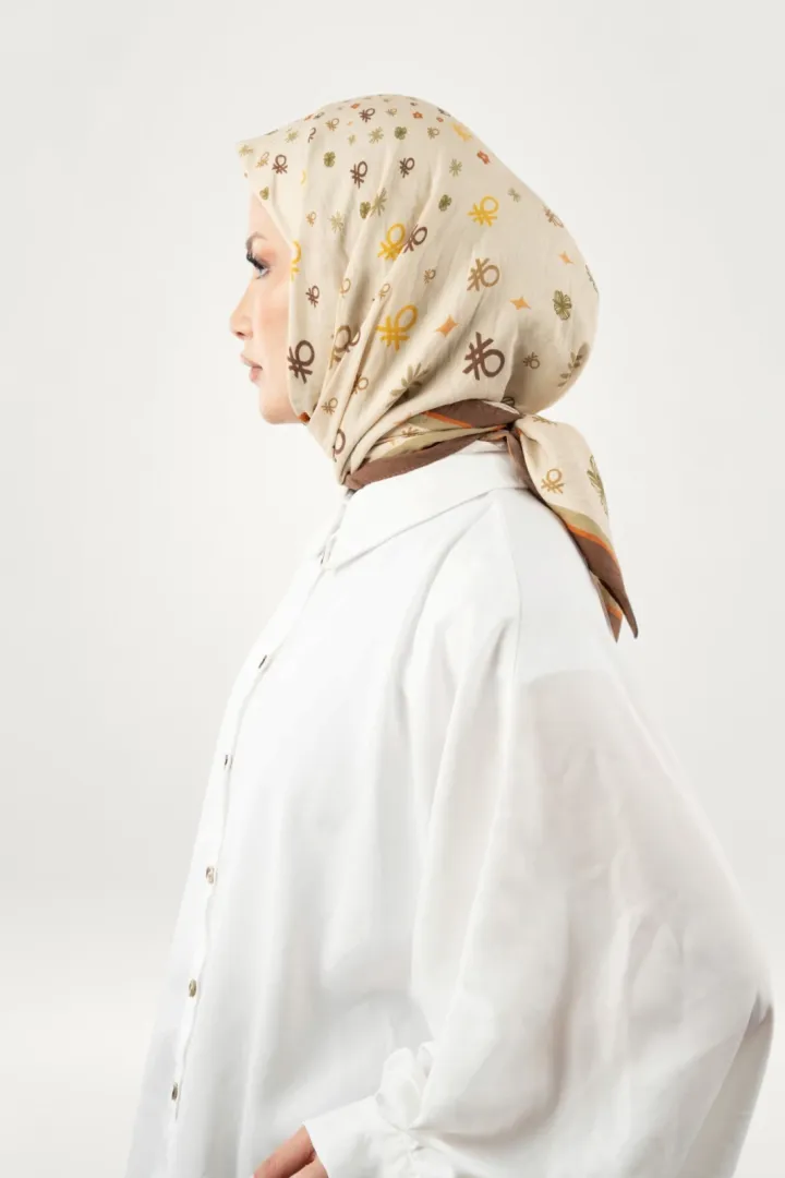 Benetton Siena Eşarp Kahve-04