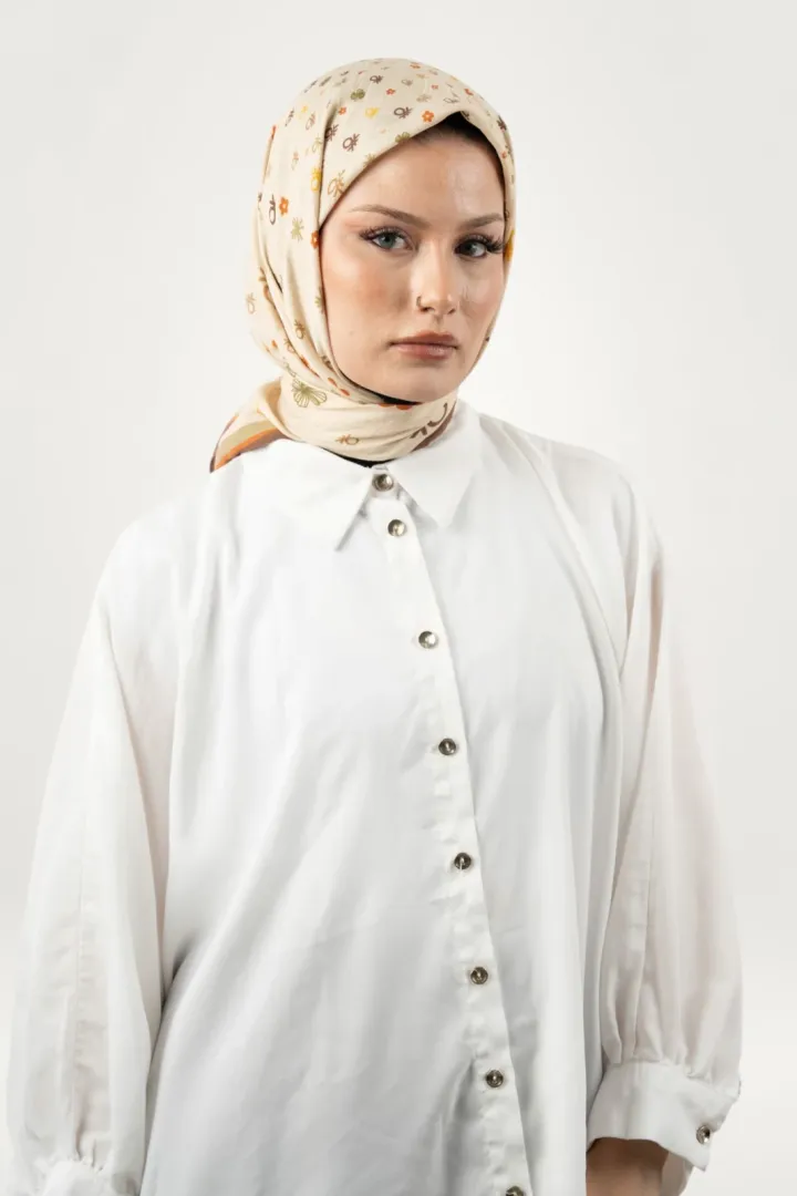 Benetton Siena Eşarp Kahve-04