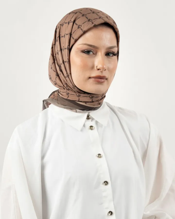 Benetton Siena Eşarp Taba-02