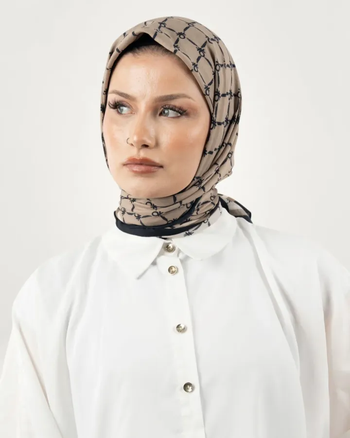 Benetton Siena Eşarp Bej-07