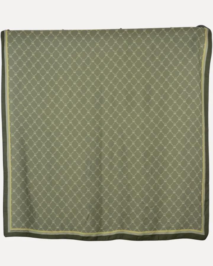 Benetton Siena Eşarp Haki-09