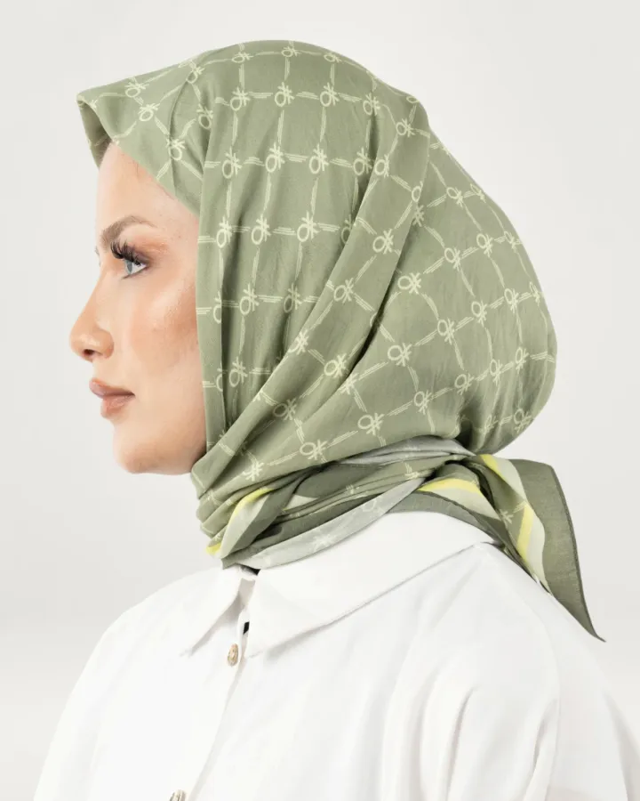 Benetton Siena Eşarp Haki-09