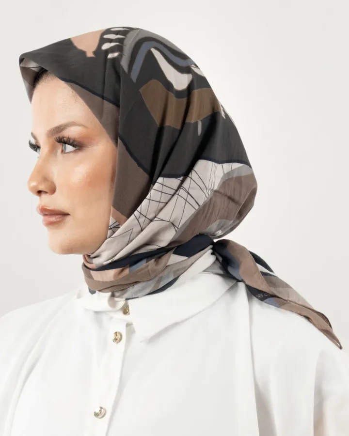 Benetton Siena Eşarp Vizon-11