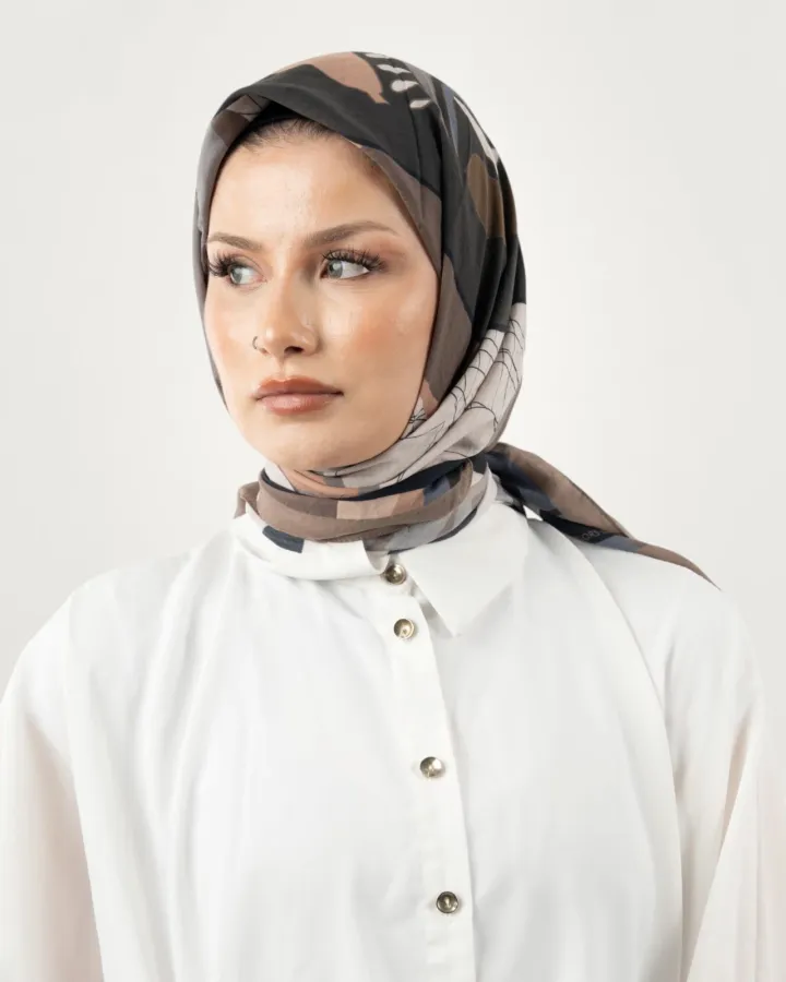 Benetton Siena Eşarp Vizon-11