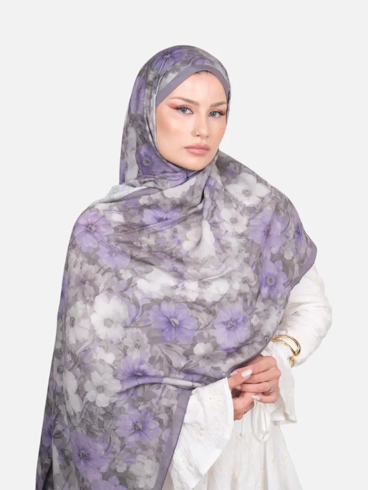 Harem Scarf Bianca Tencel Şal Lila